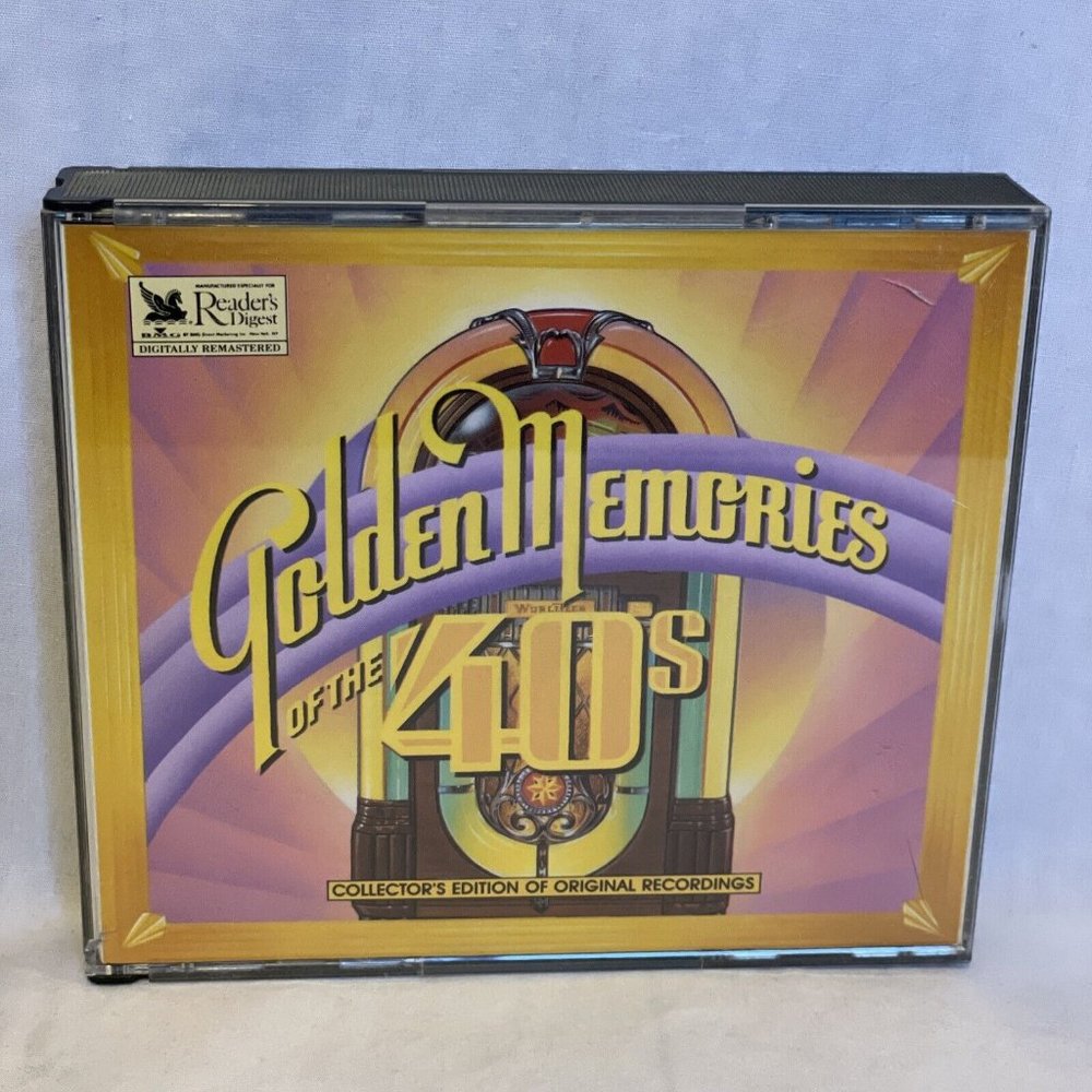 Various -Golden Memories Of The '40s (4 x CD, 1992) Reader's Digest 094C NM